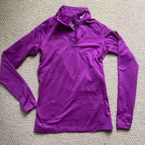 Nike pro combat dri-fit long sleeve quarter zip